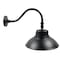Nuvo LED Gooseneck, 30W/40W/50W, CCT Selectable 3K/4K/5K, Black, 120-277V, With Photocell 65/661 - alternate 4